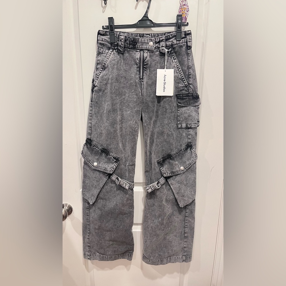 Acne Studios Potinal Canvas Cargo Pants Size 32